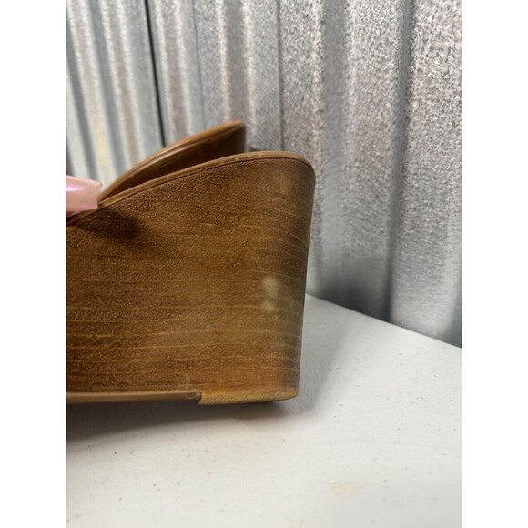 Dune London Gold and Brown Wedges Women’s 9.5 - Picture 4 of 10